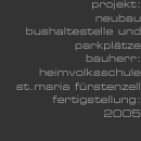 Neubau Bushaltestelle und Parkpl&auml;tze